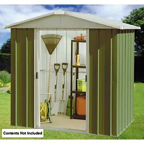 metal sheds at screwfix